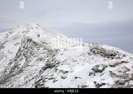 Sentier des Appalaches...vue panoramique le long de la Franconia Ridge Trail. Situé dans les Montagnes Blanches Hampshire USA Banque D'Images