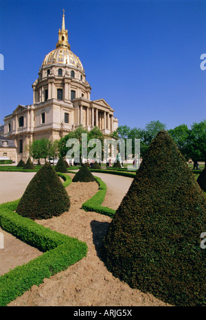 Eglise du Dôme, le tombeau de Napoléon, l'Hôtel des Invalides, Paris, France, Europe Banque D'Images