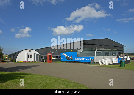 Musée national de vol sur l'Aérodrome de fortune de l'East Lothian en Écosse Banque D'Images