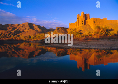 Ait Hamou ou dit Kasbah, Vallée du Drâa, Maroc, Afrique du Nord Banque D'Images