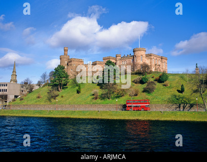 Le Château d'Inverness et la rivière Ness à Inverness Ecosse Royaume-Uni Banque D'Images