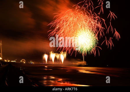 Championnats du monde d'artifice Blackpool Banque D'Images