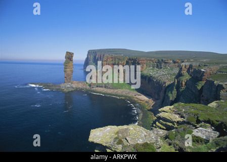 Le vieil homme de Hoy, 150m mer pile, Hoy, îles Orcades, Ecosse, Royaume-Uni, Europe Banque D'Images