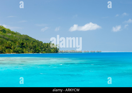 Bora-Bora, groupe sous le Vent, îles de la société, Polynésie Française, îles du Pacifique, Pacifique Banque D'Images