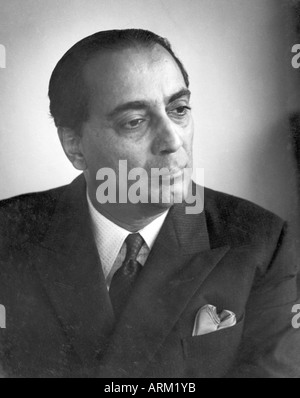 Dr Homi Jehangir Bhabha physicien nucléaire indien, Directeur, Professeur de physique au TIFRA - Tata Institute of Fundamental Research, Inde, 1909-1966 Banque D'Images