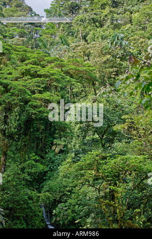 Ponts suspendus d'Arenal Costa rica Arenal Trail Banque D'Images