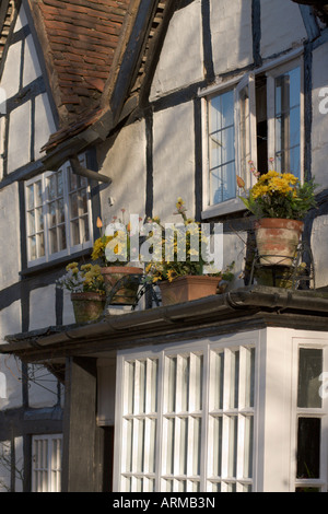 Une maison sur la rue henley in arden village warwickshire angleterre uk Banque D'Images