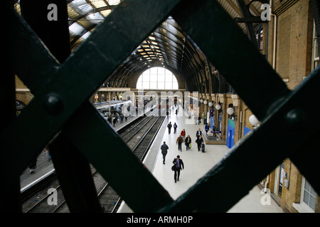 La gare de Kings Cross, London Banque D'Images