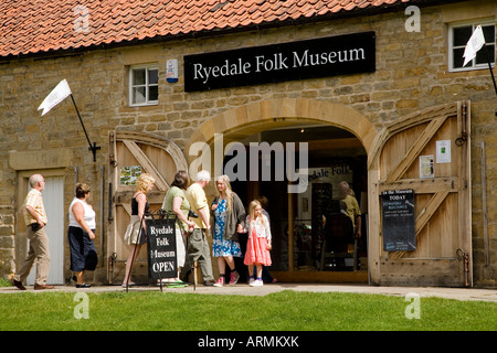 Ryedale Folk Museum Hutton le Hole North Yorkshire Moors National Park Banque D'Images