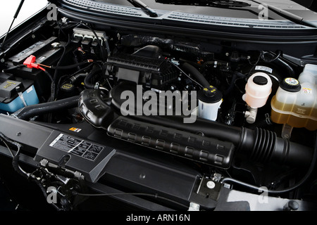 2008 Lincoln Mark LT en noir - le moteur Banque D'Images