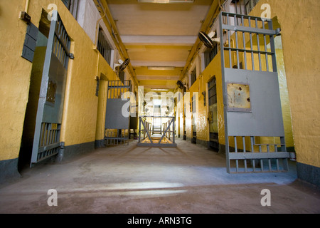 Bloc cellulaire et cellules dans la prison de Victoria Hong Kong Banque D'Images