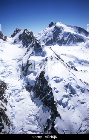 Plage de la côte, le mont Waddington, plus haut sommet d'entièrement en Colombie-Britannique, Canada. Banque D'Images
