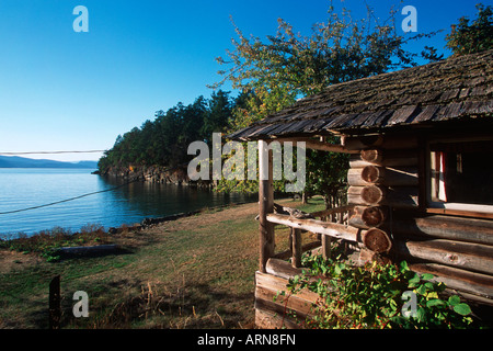 Roesland, Pender Island, Gulf Islands National Park, British Columbia, Canada. Banque D'Images