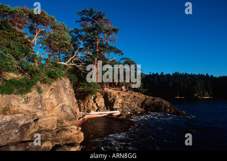 Roesland, Pender Island, Gulf Islands National Park, British Columbia, Canada. Banque D'Images