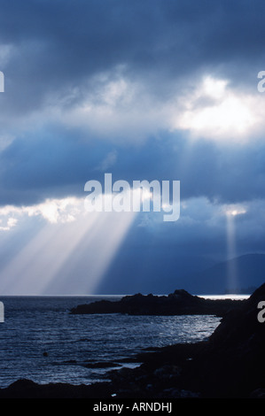 Queen Charlotte Islands - Hadia Gwaii - "Dieu chevrons', British Columbia, Canada. Banque D'Images