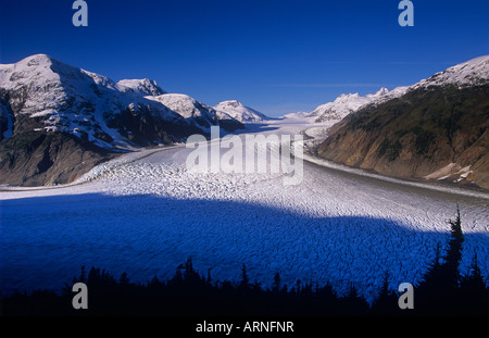 Glacier Salmon, Stewart, en Colombie-Britannique, Canada. Banque D'Images