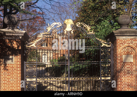 USA Washington DC District de Columbia hôtel particulier du xixe siècle de Dumbarton Oaks Banque D'Images