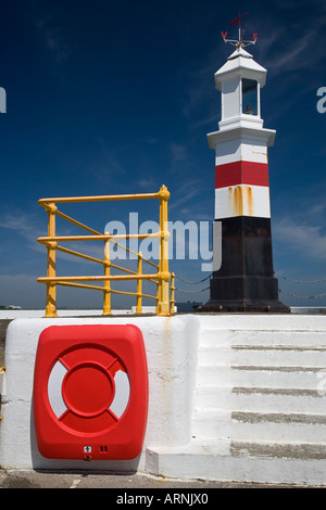 Phare de port ramsey dans l'île de Man Banque D'Images