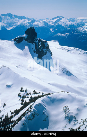 Antenne de Black Tusk, Whistler, British Columbia, Canada. Banque D'Images