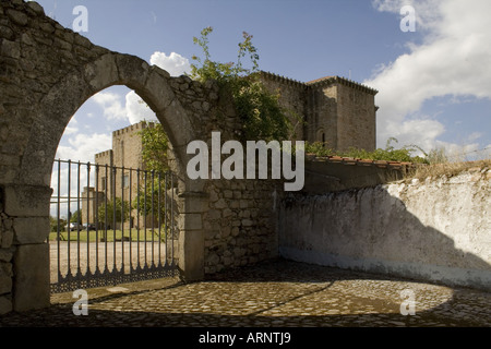 Flor da Rosa monastère. Appartenait à l'Ordre de Malte ou chevaliers Hospitaller comme c'est aussi connu. Auberge historique du Portugal. Banque D'Images