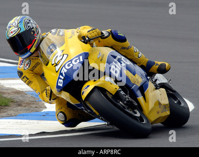 Max Biaggi, Moto GP rider pour l'équipe Honda Camel 2004 Banque D'Images