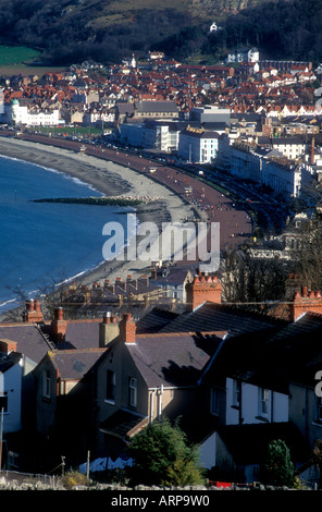 Front de mer de Llandudno dans le Nord du Pays de Galles, Royaume-Uni Banque D'Images