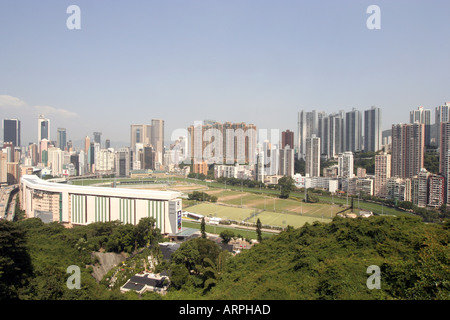 Happy Valley Racecourse à Hong Kong Banque D'Images