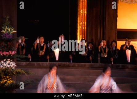 Mt-Koya Danse Festival Japon Wakayama Banque D'Images