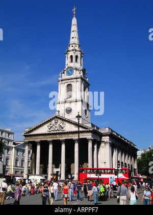 St Martin in the Fields Trafalgar Square de l'église Ville de Westminster Londres Angleterre Grande-bretagne Royaume-Uni Europe Banque D'Images