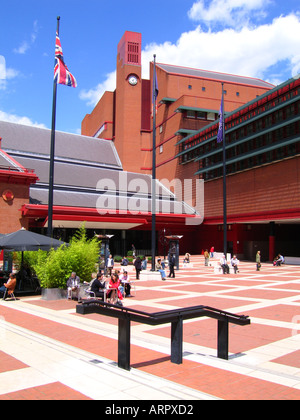 British Library Euston Road Central London Royaume-Uni Banque D'Images