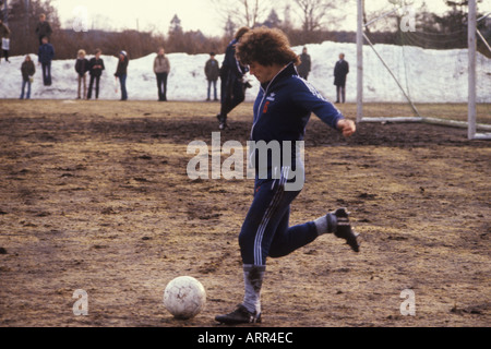 Kevin Keegan joueur de football jouant pour le club ouest-allemand Hamburger SV. Hambourg Allemagne années 1977 1970 HOMER SYKES Banque D'Images