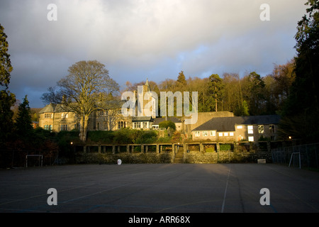 L'École de Windermere Windermere connu officiellement sous le nom de St Anne's School WSA École Privée - École publique coed school Banque D'Images