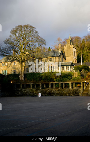 L'École de Windermere Windermere connu officiellement sous le nom de St Anne's School WSA École Privée - École publique coed school Banque D'Images