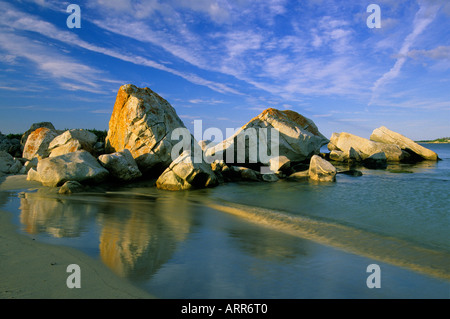 Wobemkek Beach, Nova Scotia, Canada Banque D'Images