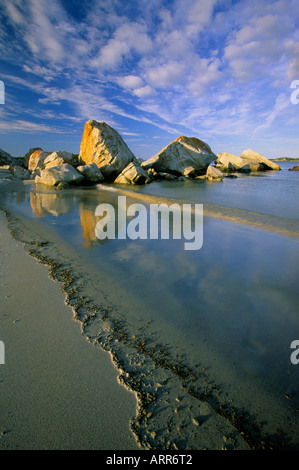 Wobemkek Beach, Nova Scotia, Canada Banque D'Images