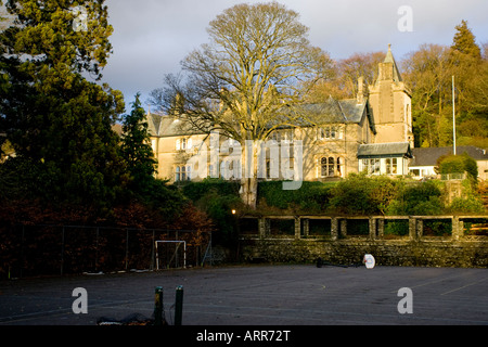 L'École de Windermere Windermere connu officiellement sous le nom de St Anne's School WSA École Privée - École publique coed school Banque D'Images