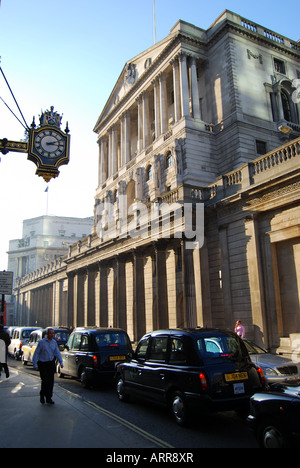 Banque d'Angleterre, Threadneedle Street, City of London, Londres, Angleterre, Royaume-Uni Banque D'Images