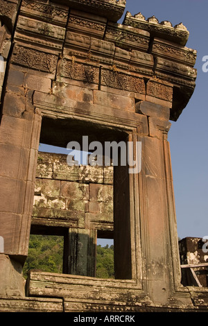 Période d'angkor ruines du temple, Champassak, Laos Banque D'Images