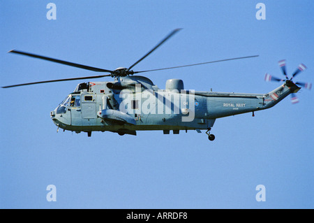 L'hélicoptère Sea King de la Royal Navy Banque D'Images