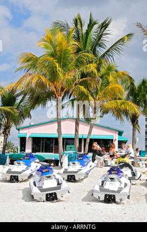 L'activité de plage et lieux à Bonita Springs Florida FL Banque D'Images