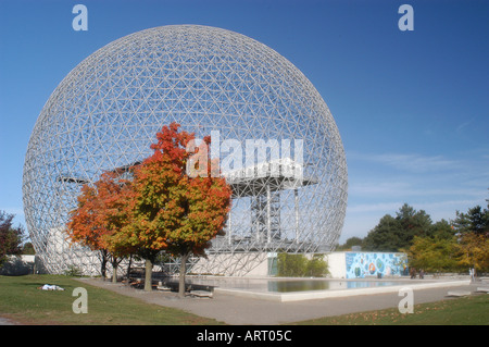 De Montréal la biosphère de l'île St Louis Québec Canada Banque D'Images