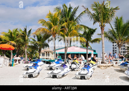 L'activité de plage et lieux à Bonita Springs Florida FL Banque D'Images