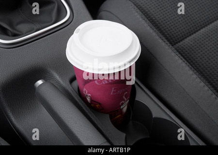 2008 Volkswagen Jetta s en gris - Support de tasse avec Prop Banque D'Images