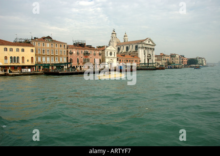 "Venise Italie' Vue générale de la 'Canale della Giudecca''Scène Canal' 'urban landscapes' Banque D'Images