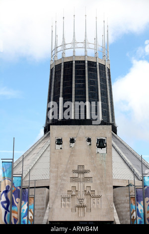 Cathédrale Métropolitaine catholique du Christ Roi à Liverpool connu localement sous le Wigwam Banque D'Images