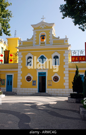 Chapelle Saint François Xavier sur Coloane Island à Macao Banque D'Images