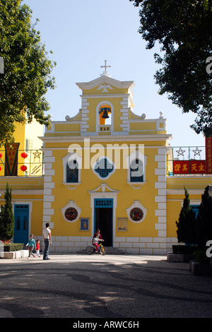 Chapelle Saint François Xavier sur Coloane Island à Macao Banque D'Images