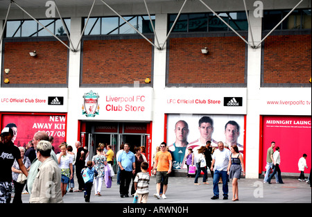 Liverpool Football Club club officiel en magasin Williamson Square Liverpool Banque D'Images