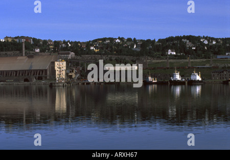 Le port de Narvik, Norvège Banque D'Images