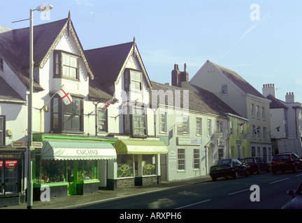 High Street, Honiton Banque D'Images